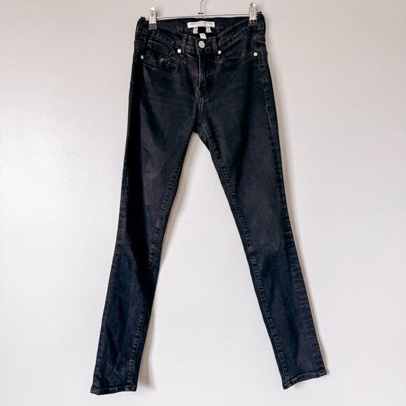 American Dress Code Mid Rise Skinny Jean Black Size 25 - Picture 2 of 7
